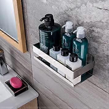 tagre de Douche Auto-adhsif Panier de Douche Sans Perage Etagre de Salle de Bain Acier Inoxydable