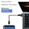 Адаптер USB к Type C OTG для ноутбука, USB-C (папа) к Type-c (мама) конвертер для Macbook, разъем USBC
