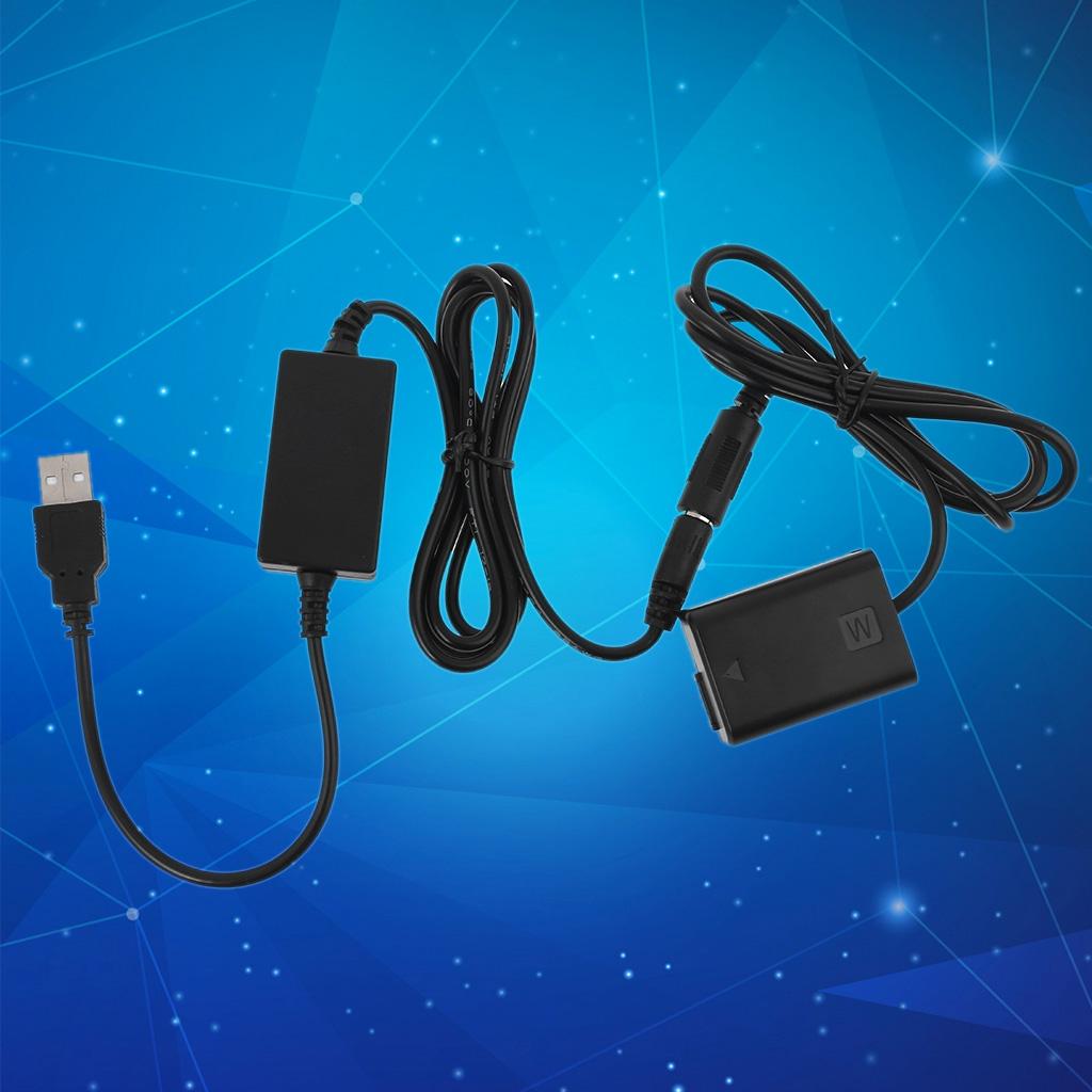 2A USB-адаптер питания с муляжом батареи NP-FW50 для A7 A7R A7S A7II A7RII