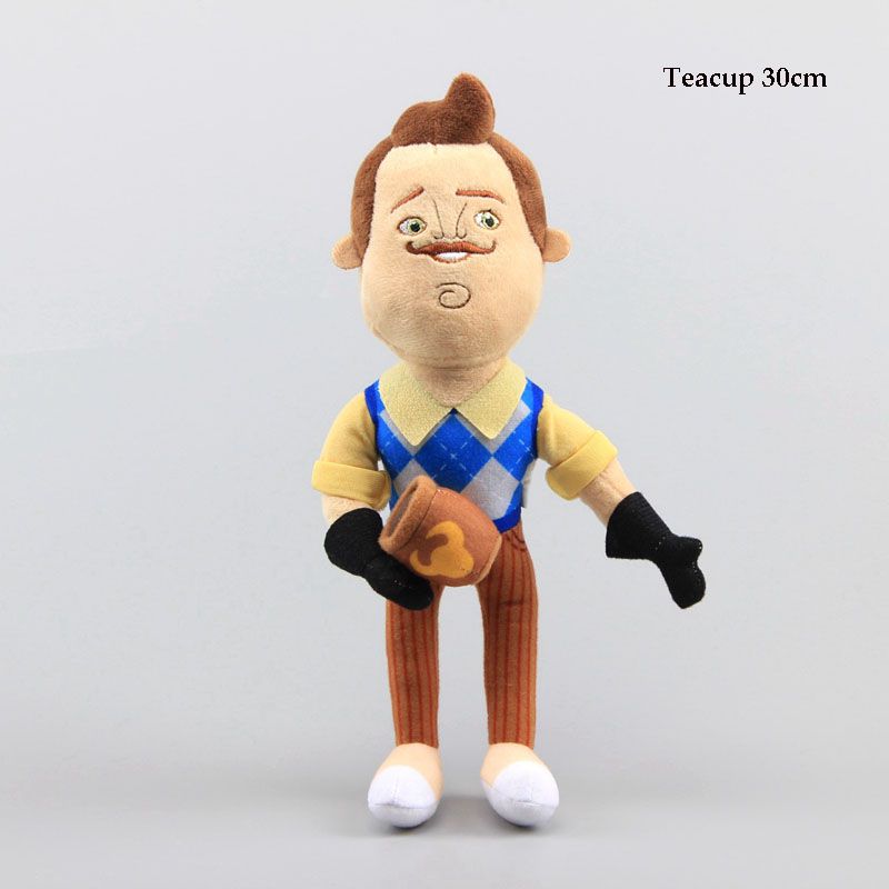 Neighbor Hello 5 Flashlight Butcher Neighbor Plush Figure Toy Doll Stuffed
