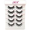 Craft Soft Band Thick Long Thai Eyelashes 3D Faux Mink Eyelashes Wispy Fluffy False Eyelashes