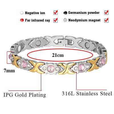 Модный съемный энергетический магнитный браслет Магнитный браслет Ювелирные изделия Женские аксессуары