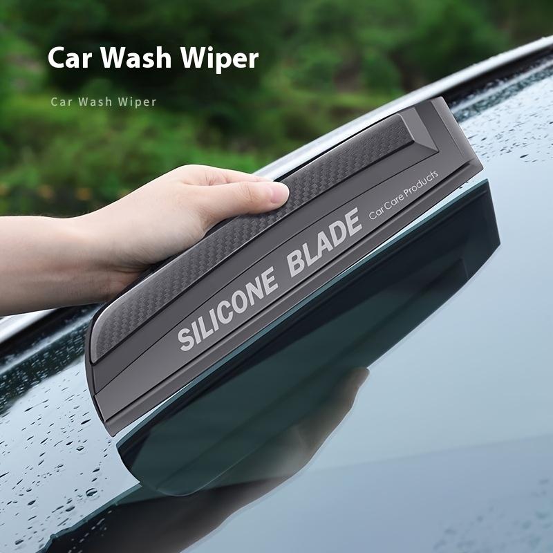 Soft Silicone Car Window Wiper - Scratch-Free Water Stain Remover with Streak-Free