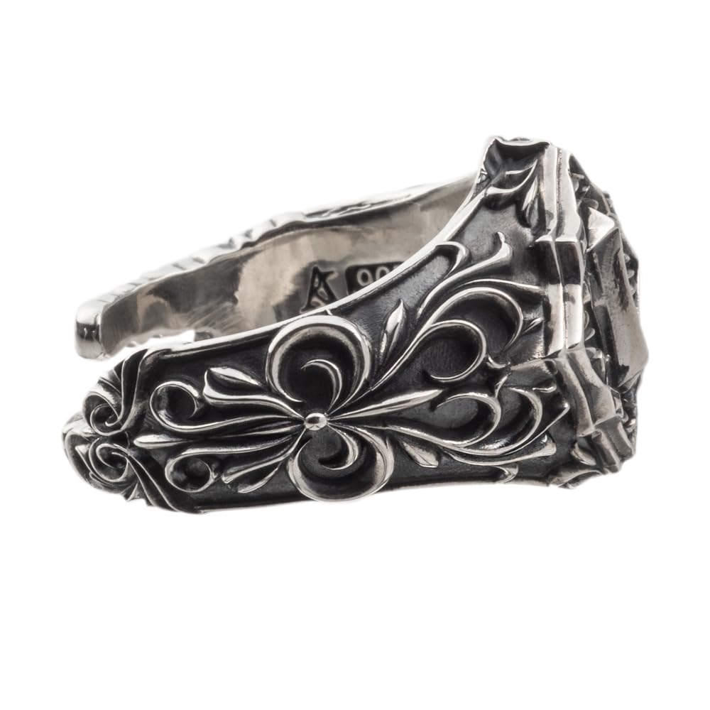 Кольцо Artemis Kings Number One Свободный размер Серебро 925 пробы, (AKR0073), Мужской аксессуар, Ювелирное изделие, Кольцо,