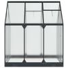 Garden Greenhouse with Door Anthracite 183.5 x 183.5 x 207 cm
