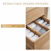 Creative Expandable Drawer Separators Secure Fit Cabinet Storage Partition Divider  Bedroom Dresser