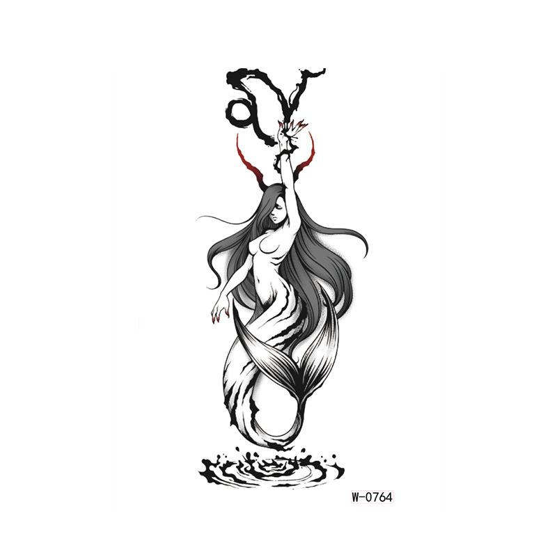 Красочный стикер Мультяшная татуировка Временная водостойкая Анимация Цветок Персонализированный цветок Тату-наклейка на руку