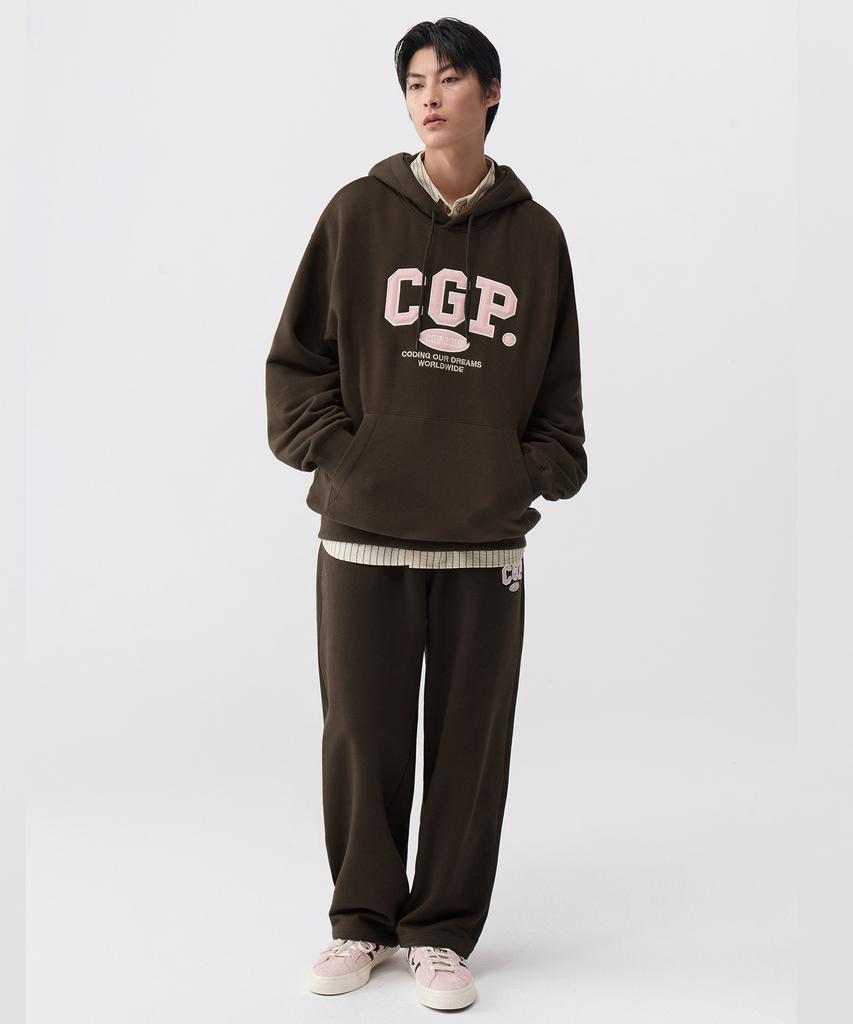 Толстовка с логотипом CGP_Коричневый Bdw