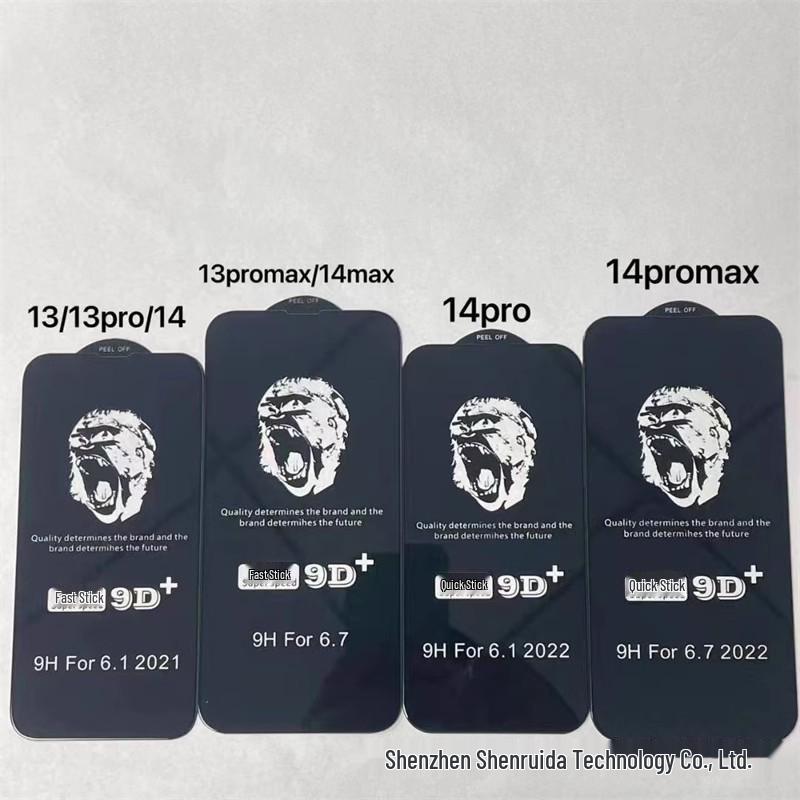 Совместимо с Apple iPhone 17 Pro Max: Закаленное стекло 9D+ для полного экрана, толщиной 0,18 мм, с легким нанесением