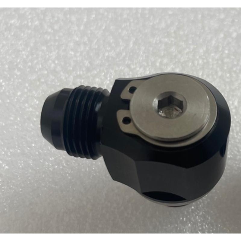 For Motorcycles For Automotive Turbo Brake Hose Fittings 10AN Adapter Black Bolt Ring Fish Eye-A14Z