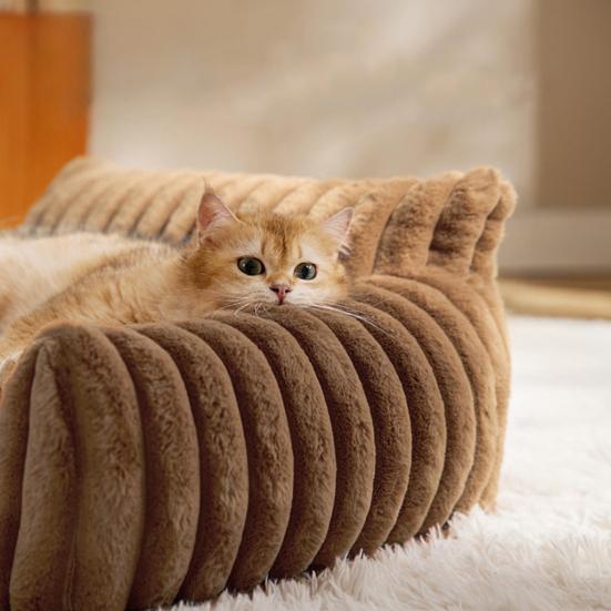 Ортопедическая лежанка для питомца Мягкий диван для собаки кошки Пена с эффектом памяти высокой плотности Лежанка для щенка моющаяся Принадлежности для питомцев