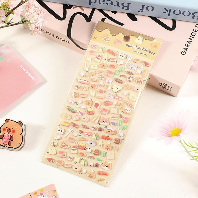 Mini Animal Cute Sticker Set: Multiple Adorable Patterns for Journal Decoration & Kids' Reward Stickers