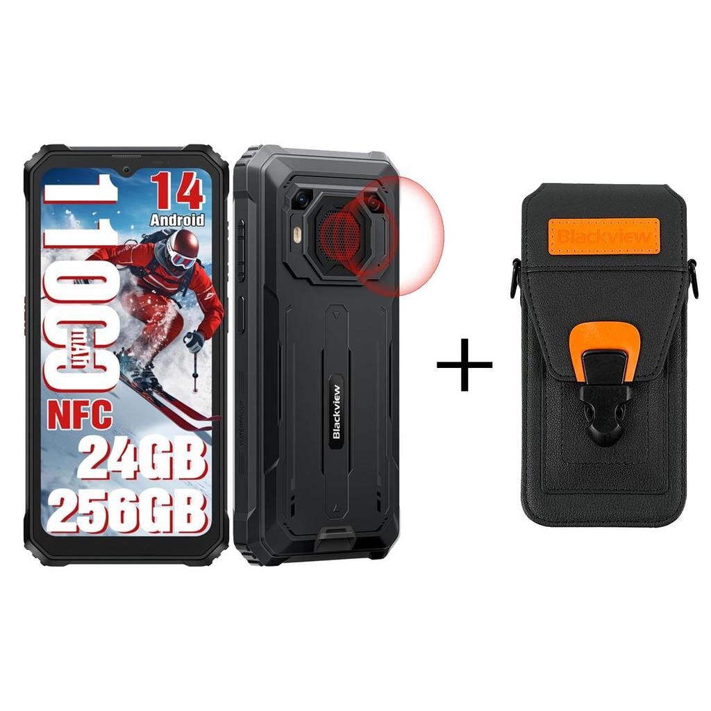 Blackview Смартфон BV6200 Plus 24 ГБ ОЗУ 256 ГБ ПЗУ Android 14 Защищенный телефон