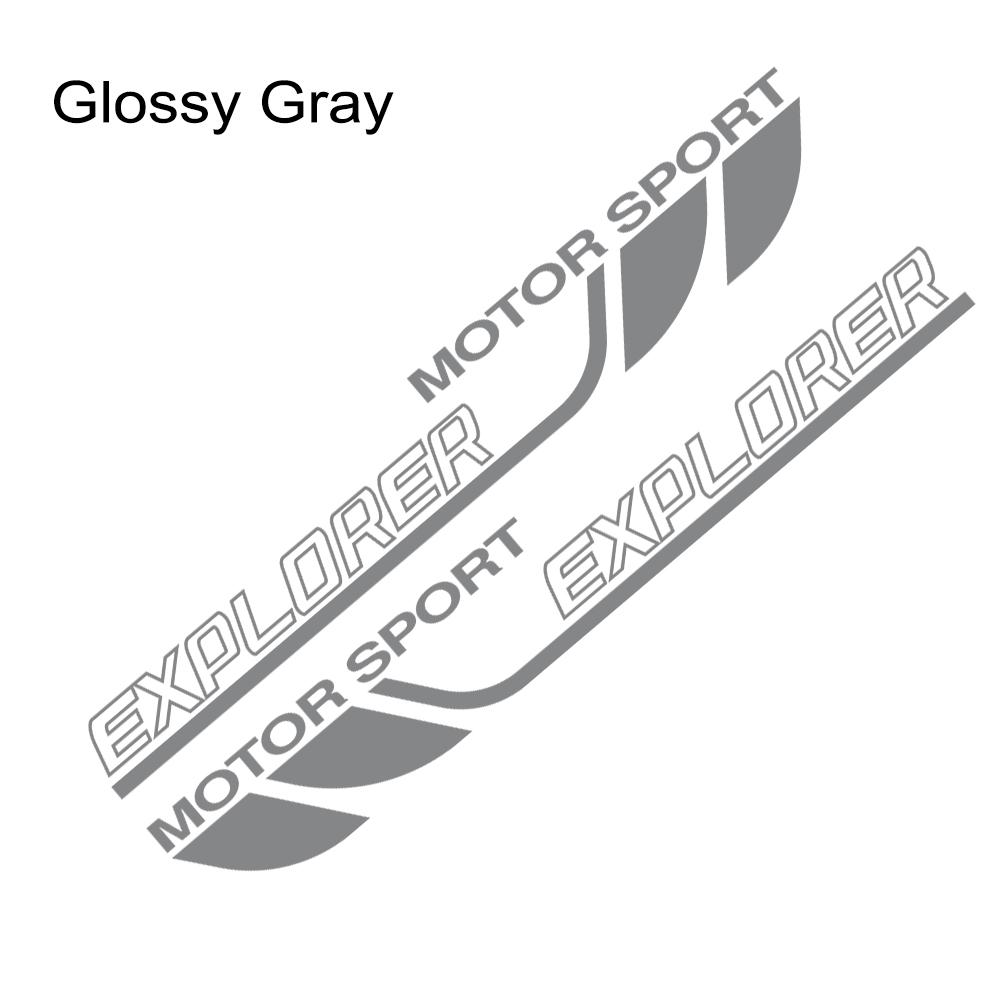 Для Ford Explorer 2 шт. гоночный автомобиль стильные боковые наклейки на дверь авто виниловая пленка наклейка тюнинг