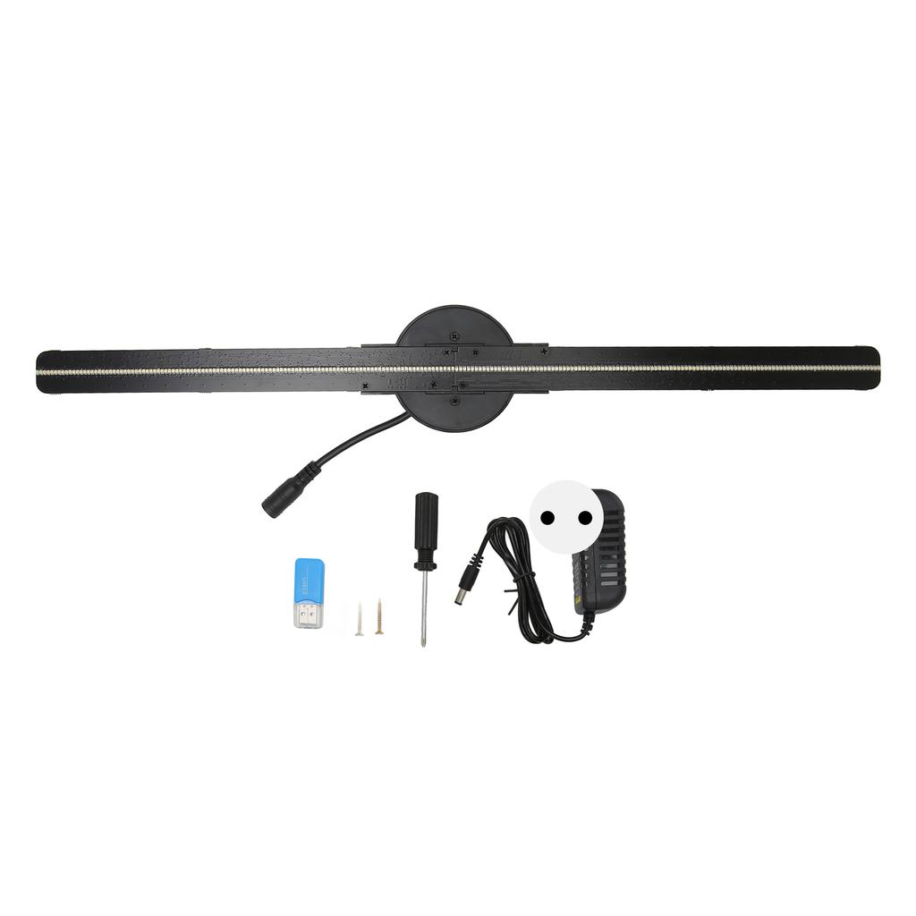 3D Hologram Fan WiFi 3D Hologram Fan 176 Degree Viewable Angle 2000x224 With 224 LED Light Beads For Business For Advertising