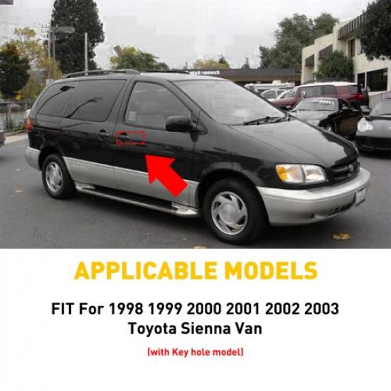 For 1998-2003 Toyota Sienna Outside Exterior Handle Sliding Door Front Right