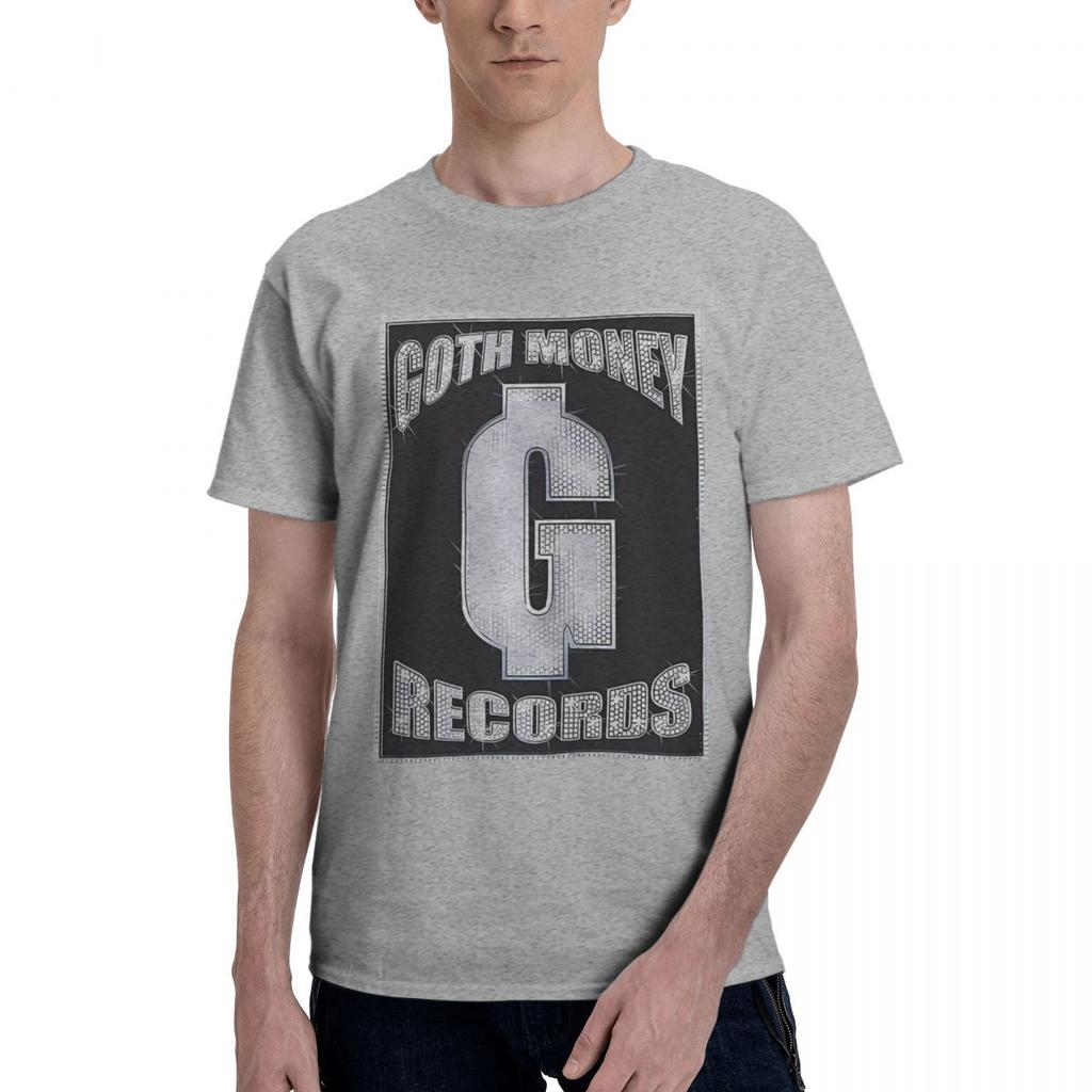 Goth Money Records Блестящая Повседневная Дышащая Удобная Футболка 100% Хлопок Высококачественная Мужская Одежда Забавные Подарки