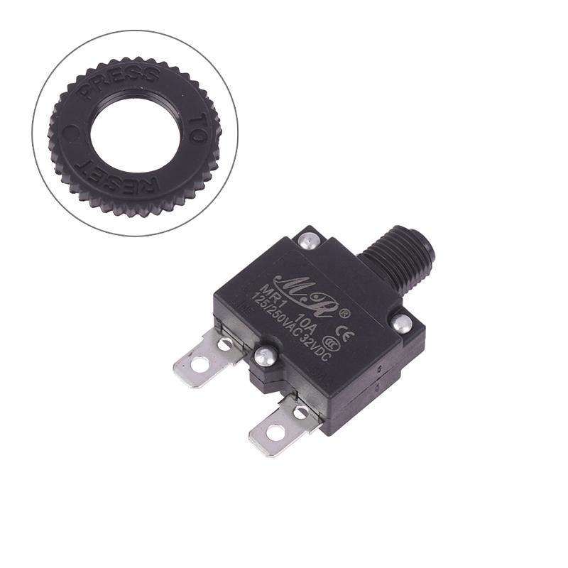 Electronic Accessories Thermal Switch Circuit Breaker Current Overload Protector Switch Fuse 3A 4A 5A 6A 7A 8A 10A 15A 20A