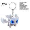 Creative Hanging Ornament Dragon Car Dashboard Ornament, Flapping Wings LED Flashing Eyes Keychain Lifelike Flight Posture Replica with Motion Sensor,