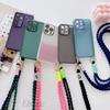 Плюшевый чехол-ремешок для Xiaomi POCO X6 Pro F6 M6 X5 F5 X3 F3 Redmi Note 13 Pro Plus, блестящий, мягкий ТПУ, милый чехол с ремешком-шнурком через плечо