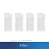 Подходит для Ecovacs T10 Omni/Pro: мешок для пыли, боковая щетка, основной ролик, фильтрующий элемент, аксессуары для швабры