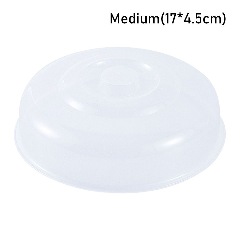 1Pcs Reusable Vented Microwave Splatter Cover Lid Food Fresh Keeping Plastic Universal Covering for Kitchen Bowls Cake Dish