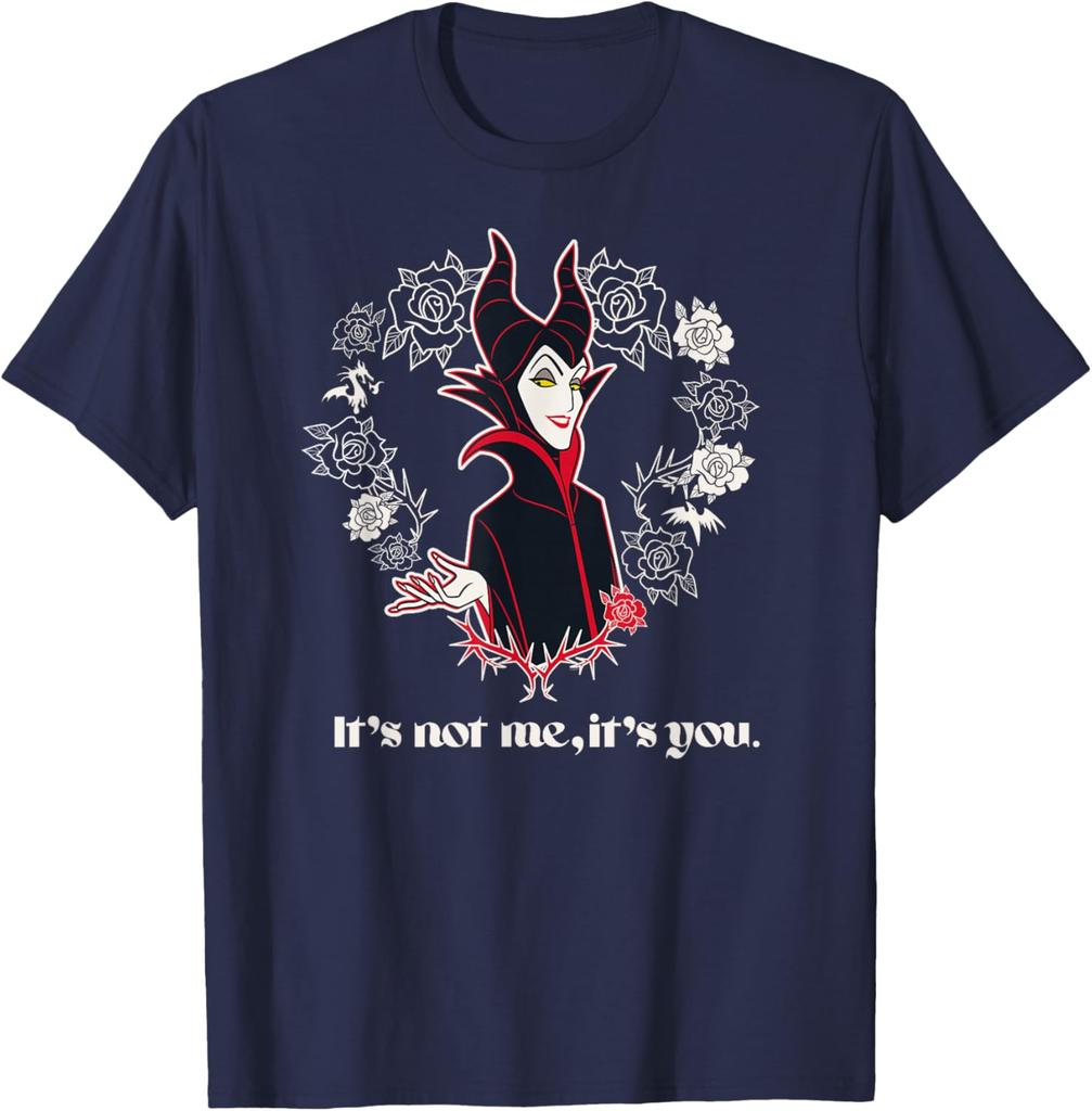 Hot Fashion Disney Villains Maleficent It’s Not Me, It’s You T-Shirt S-4XL Four Seasons Gift
