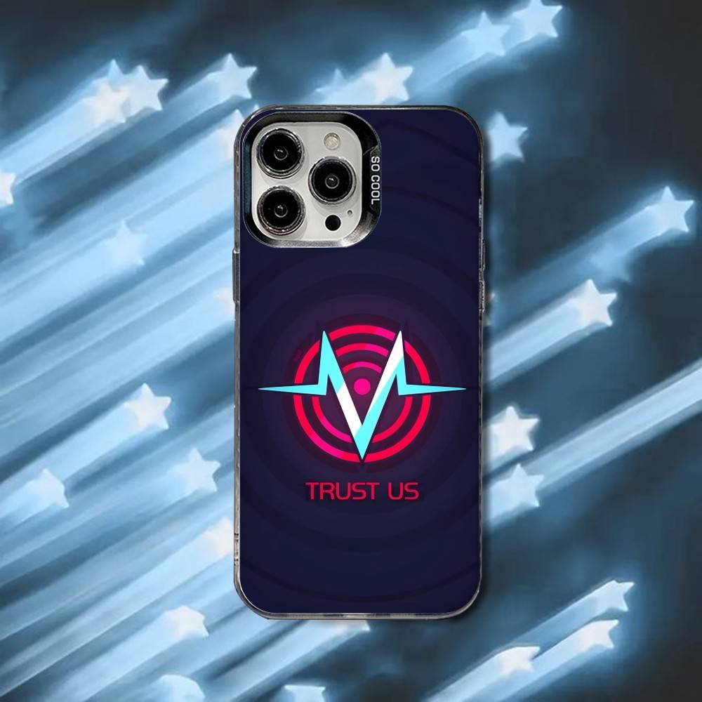 H-HazbinS Vox Hotel Доверьтесь Нам Чехол Для Телефона Для iPhone 17,16,15,14,13,12,11,X,8,7,Pro,Max,Plus,SE4,Air,Mini Матовый Защита от Отпечатков Пальцев