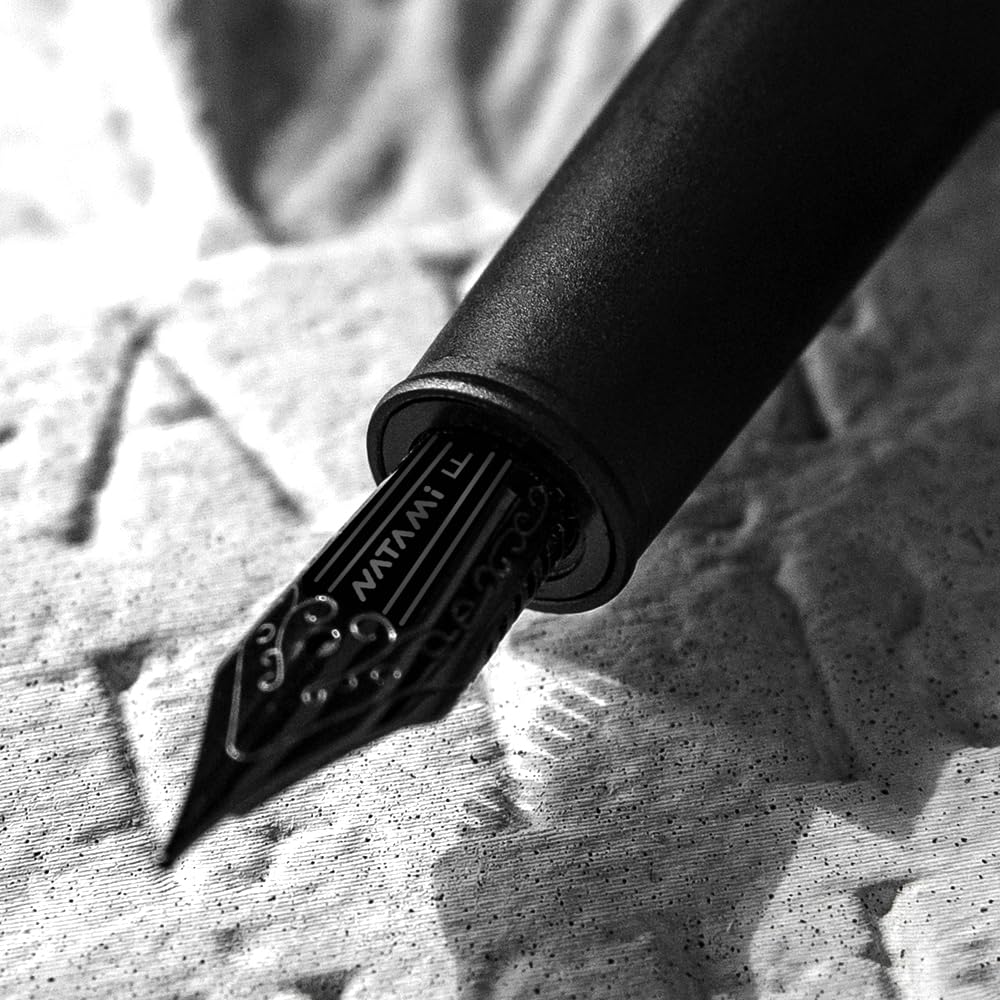 Natami Fountain Pen, Extra Fine Nib, Classic Design, Includes Converter and Gift Pen Box