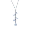[C9444] - Silver Necklace 'Linda' Silver White (rhodium-plated) - 55 Mm