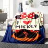 Love Mickey Mouse Blanket Soft Throw Blanket For Home Bedroom Bed Sofa Travel Office Solid Christmas Blanket