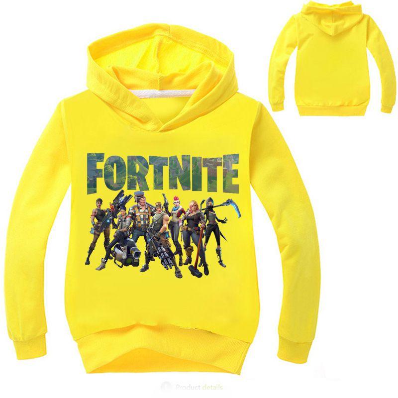 Детская толстовка Fortnite для мальчиков и девочек, свитшот, пуловер, комбинезон из удобной хлопковой смесовой ткани