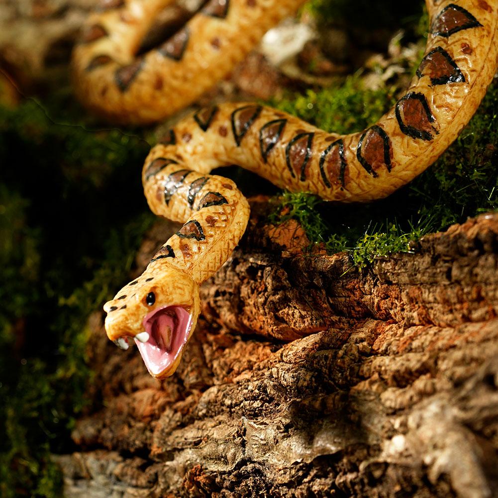 Набор фигурок 'Лесные дикие змеи' - Дикая кобра, гремучая змея, питон, фигурки действий, развивающие игрушки для детей, украшения, подарок