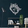 Metal Wall Art, Metal Wolves Art, Metal Wolf Head, Metal Wall Decor