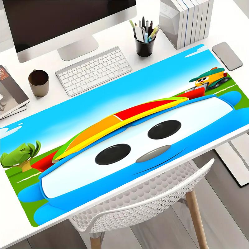 Leo the Truck Mouse Pad - Non-Slip Rubber Base, Smooth Surface for Work,Gaming,Office,And Home Use, Desk Mouse Pad