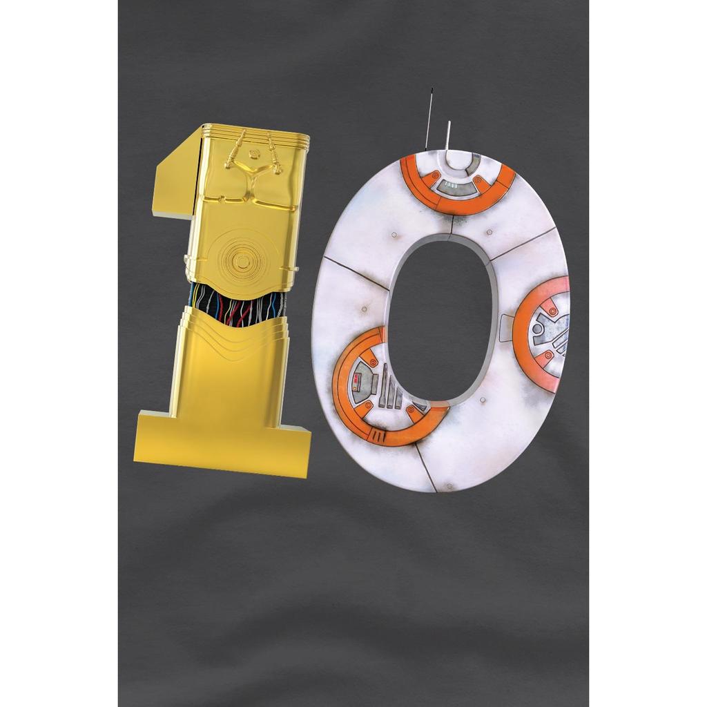 Star Wars Childrens/Kids 10 C3PO BB-8 T-Shirt