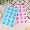 15 Holes Cat Dog Footprint Silicone Mold Diy Cake Molds Cookie Fondant Dog Cat Paw Pet Candy Cookie Jelly Ice Cube Mould