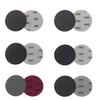 Set of 30 Round Waterproof Sandpapers (5 Sheets Each of #800, #1000, #1200, #1500, #2000, and #2500) with Velcro Closure for Polishing Metal, Painted,