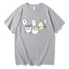 Chiikawa T Shirt Unisex  Harajuku Aesthetic Graphic Kawaii Tshirt Unisex Cartoon Daily Casual Oversize Sand Cotton Tees Shirts Korea