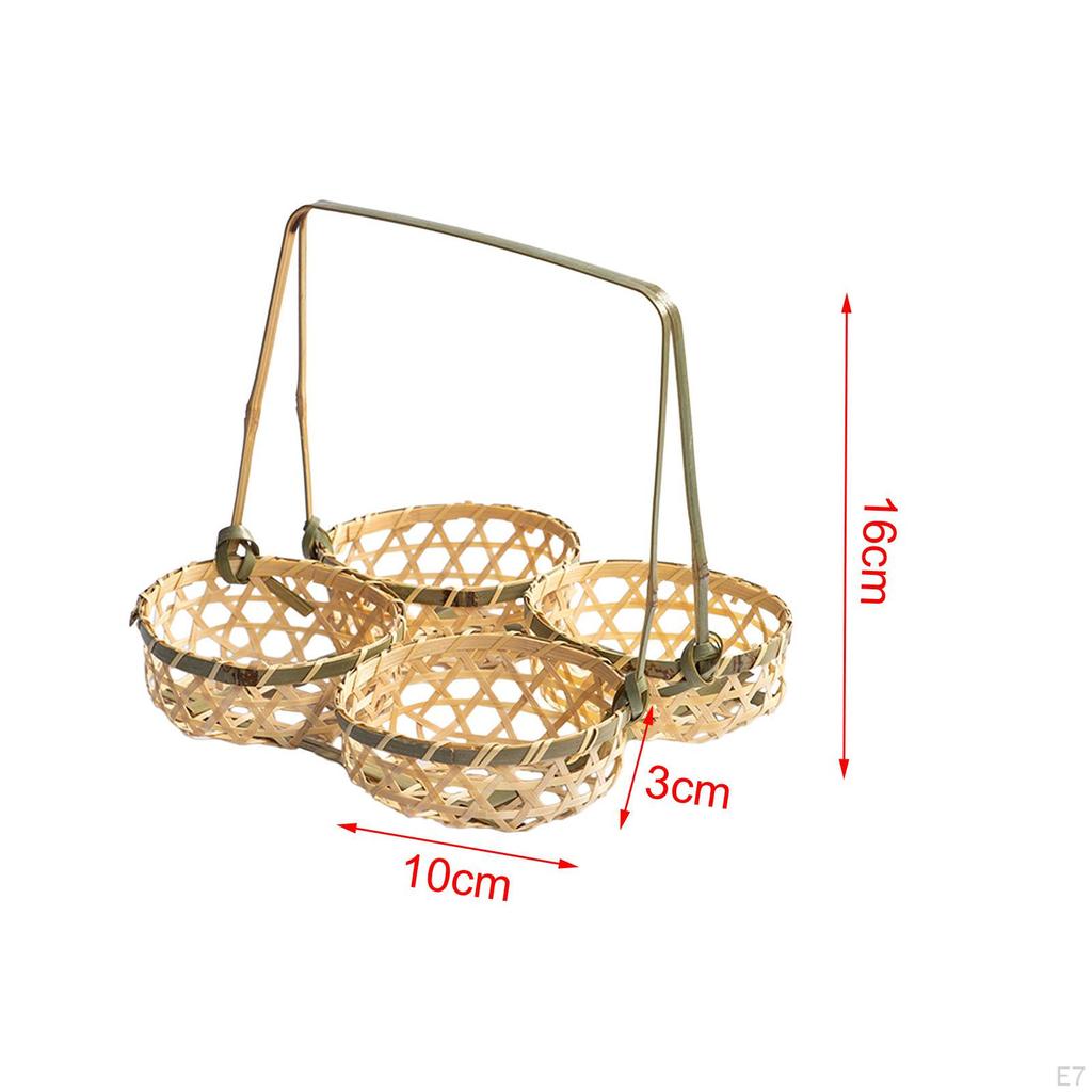 Бамбуковый поднос для сервировки завтрака для развлечения