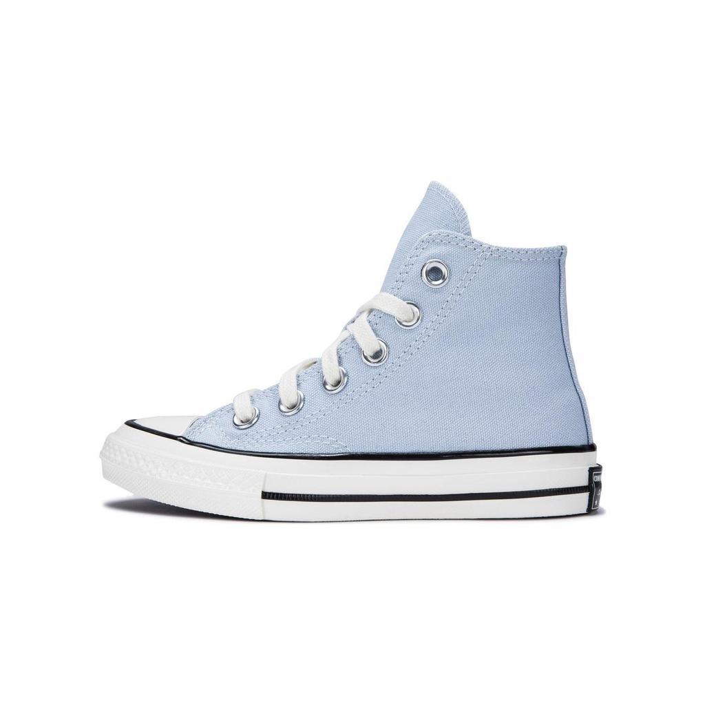 Converse Chuck Taylor All Star Comfortable Versatile Durable Breathable High Top Canvas Shoes Kids Sneakers Blue A06417C