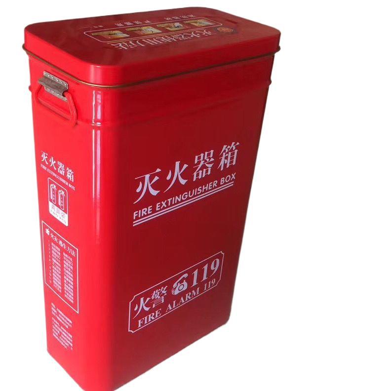 Ящик для огнетушителя с закругленными углами для школ и детских садов, утолщенная конструкция, подходит для емкостей 3 кг, 4 кг, 5 кг, 8 кг и 3 л.