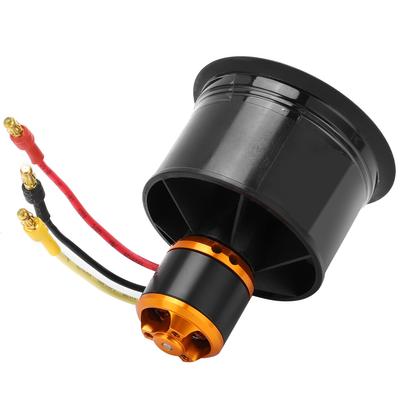 QXMotor 50мм EDF 12 лопастей канальный вентилятор с бесколлекторным двигателем QF26115000KV 34S для радиоуправляемого самолета(CW )