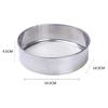 Stainless Steel Fine Mesh Flour Sieve Enjoy Making Good Looking And Delicious Food Kitchen Tool Round Sifter