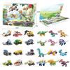 Advent Calendar  Christmas Gift For Kids Building Blocks New Year Blind Box Gift 24Days Christmas Diy Santa Claus Bricks
