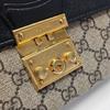 [Pre-Owned] Padlock Gold Tone Accessory Iconic Lock Detail Monogram Canvas And Leather Box Bag Crossbody Shoulder Tote Mini - Good #R9FMWN