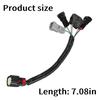 1 Pair Black Headlight Conversion P-N-P Wire Harness Adapters for Toyota Tacoma 2016-2023 Compatible Vehicle Fit