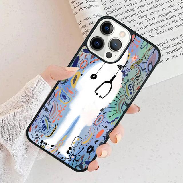 Чехол для телефона 'Медицина Доктор Медсестра' для iPhone 17 Air 15 16 Чехол 11 13 14 Pro Max 12 Plus Max Fundas
