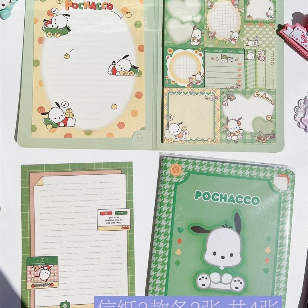 Hot Cute Sanrio & For Kuromi Cinnamoroll Sticky Notepad, Adorable Oblong Paper Notepad For Office Stationery