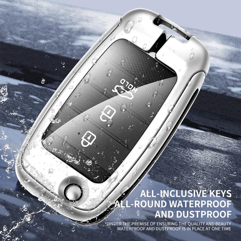 BTSOM1 Metal Car Key Case Cover Shell Fob For KIA RIO 3 K2 K3 K4 K5 Sportege Picanto Optima Soul Ceed Sorento Forte Stinger Cerato